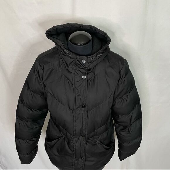 Faded Glory Black Puffer Coat - Women’s M - Picture 4 of 7